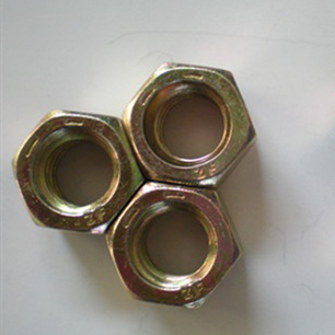 Grade 8 Yellow Zinc Plated Hex Nut