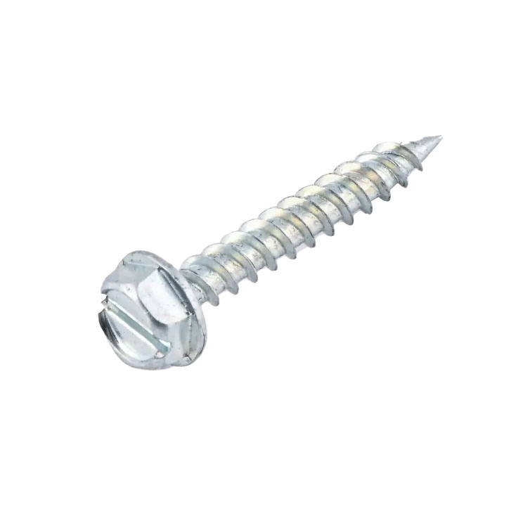 Hex Washer Head Slotted Self Tapping Screw